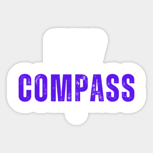 My Compass Tshirt Sticker